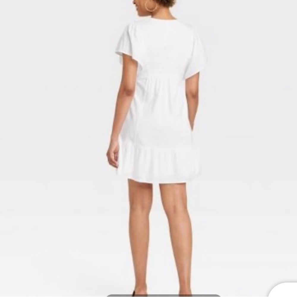 NWT- Knox Rose -Boho Women’s Dress-Size:Medium-White. - Picture 3 of 7